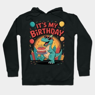 T-rex Birthday Party Japan Monster Dinosaur It's My Birthday Hoodie